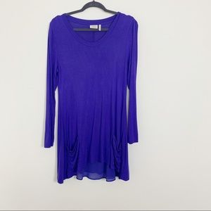 LOGO by Lori Goldstein Long sleeve tunic Sz S